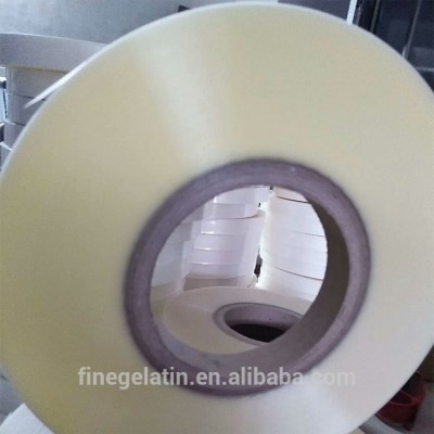 White opaque plastic pet film rolls